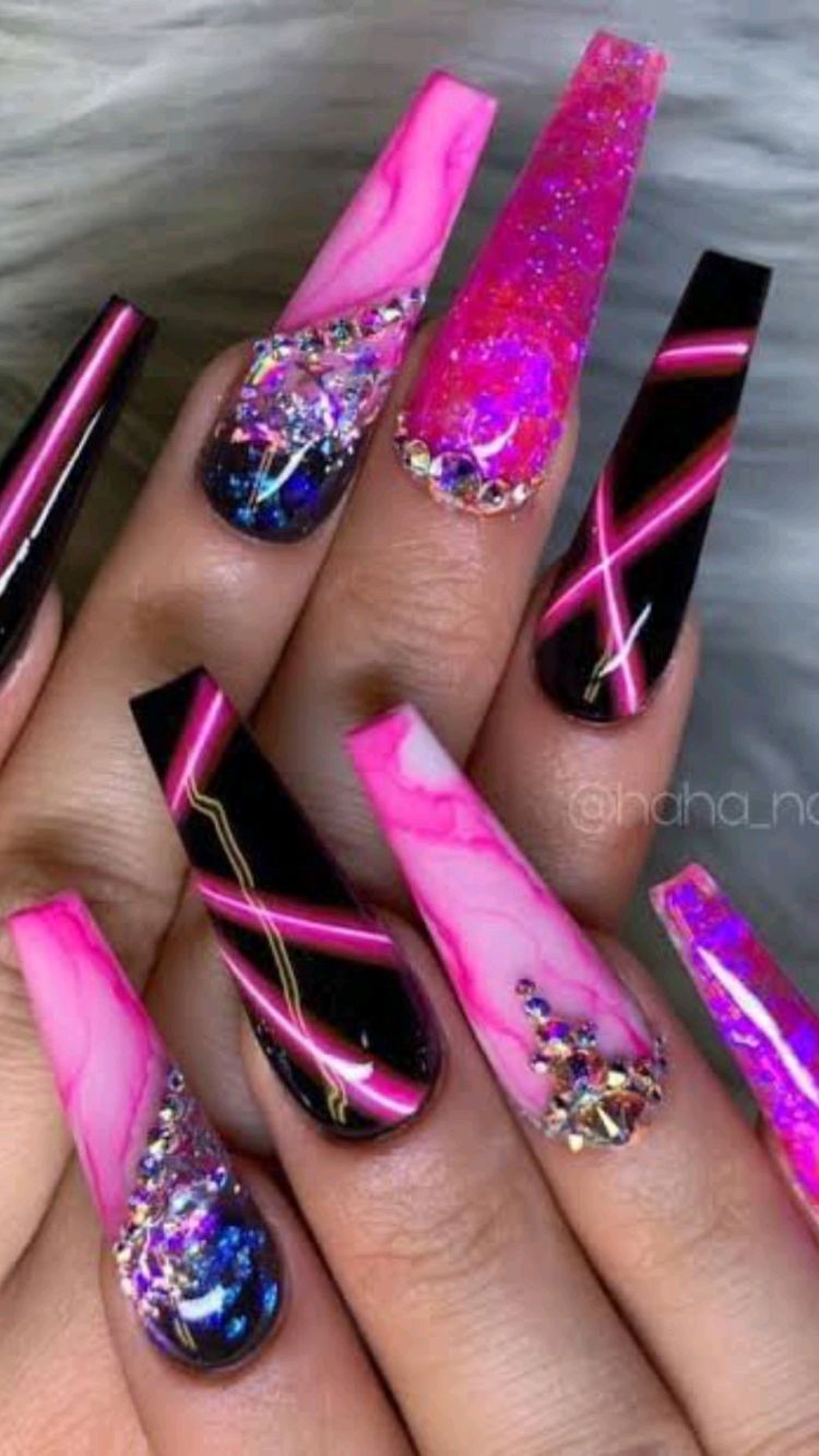 Beautiful Coffin Nail Design