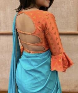 Open Back Blouse Designs