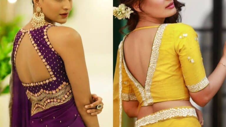 Open Back Blouse Designs