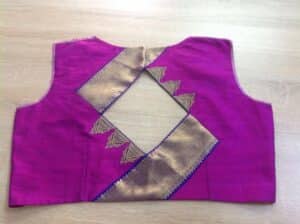 Traditional Blouse Back Design 