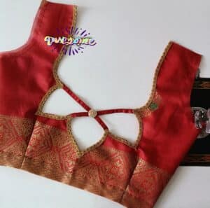 Traditional Blouse Back Design 