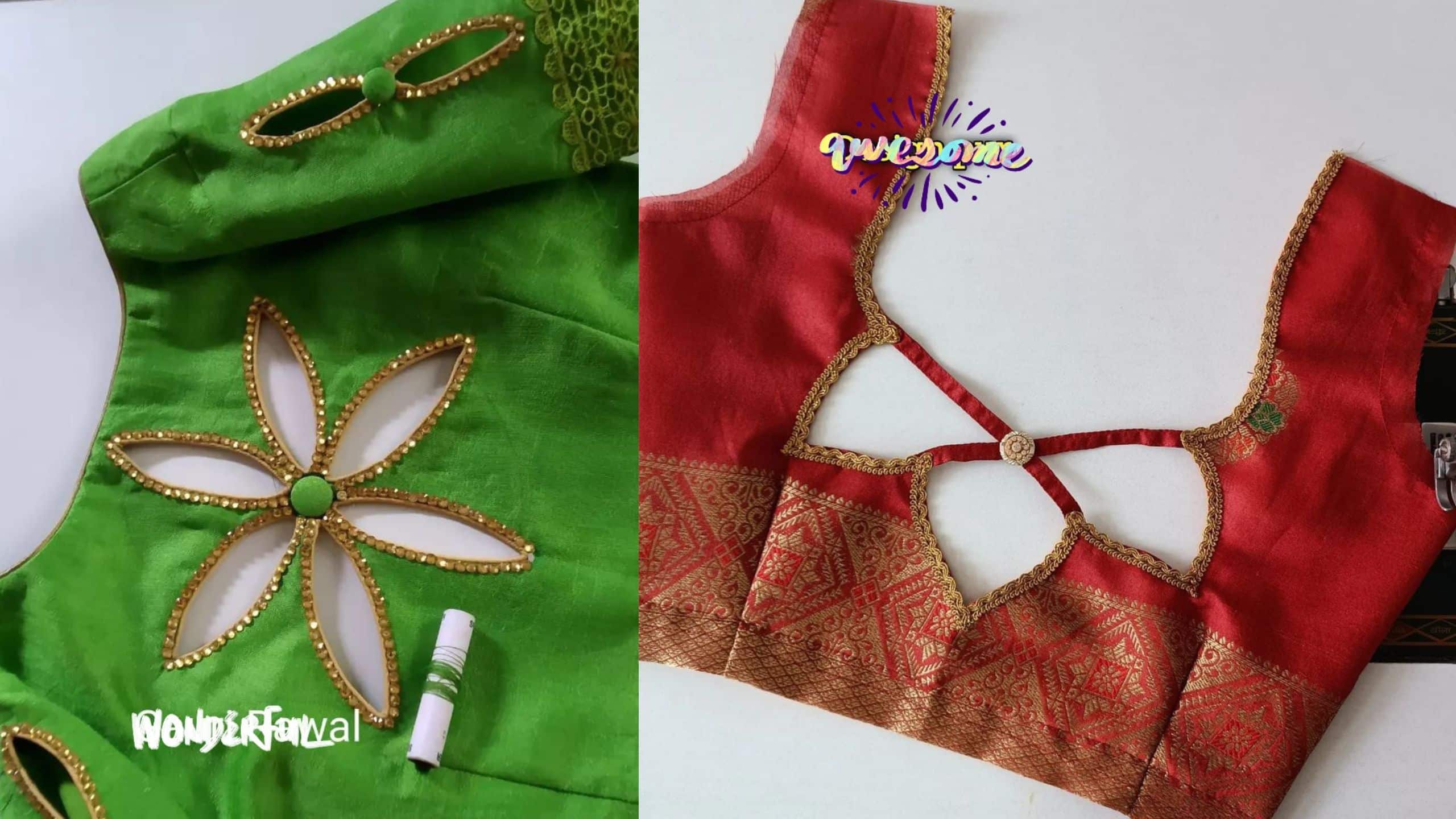 Traditional Blouse Back Design