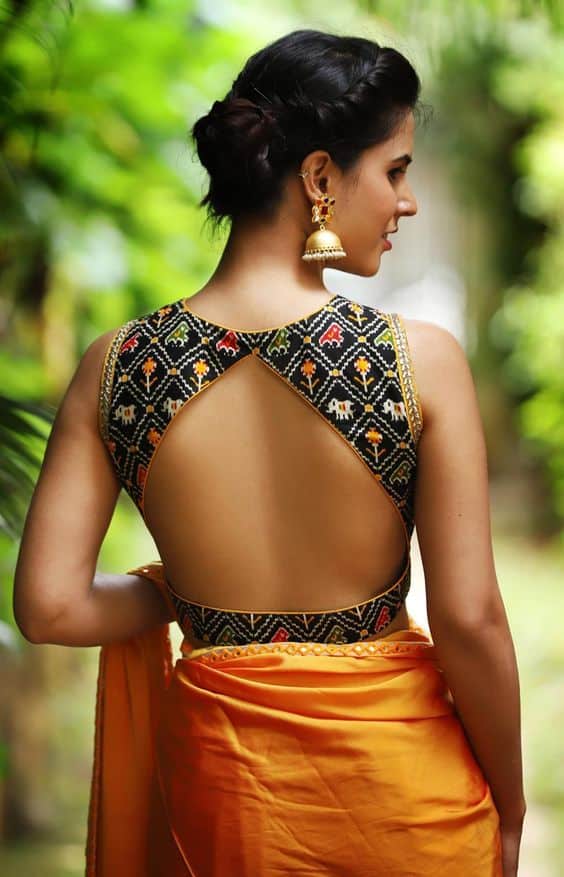 Latest Backless Blouse Designs 2023