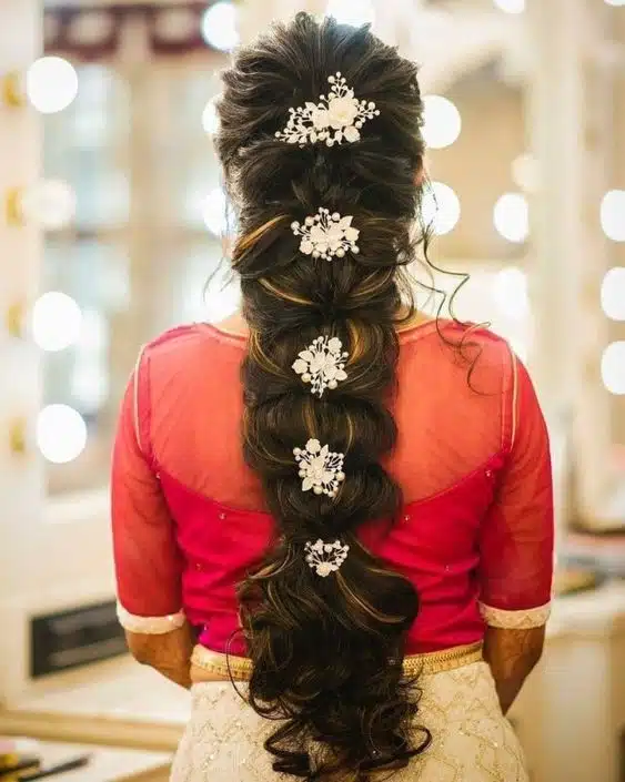 50+ Reception Indian Bridal Hairstyle (2024) Indian - TailoringinHindi-sieuthinhanong.vn