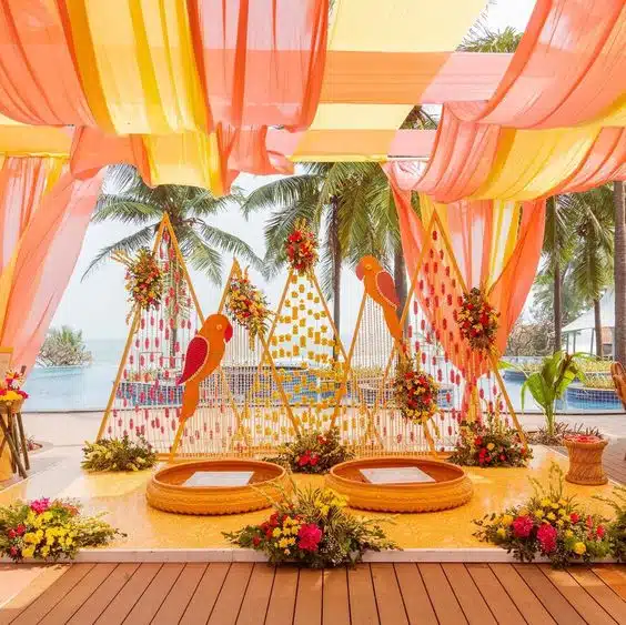 Haldi decor trends for wedding 2023