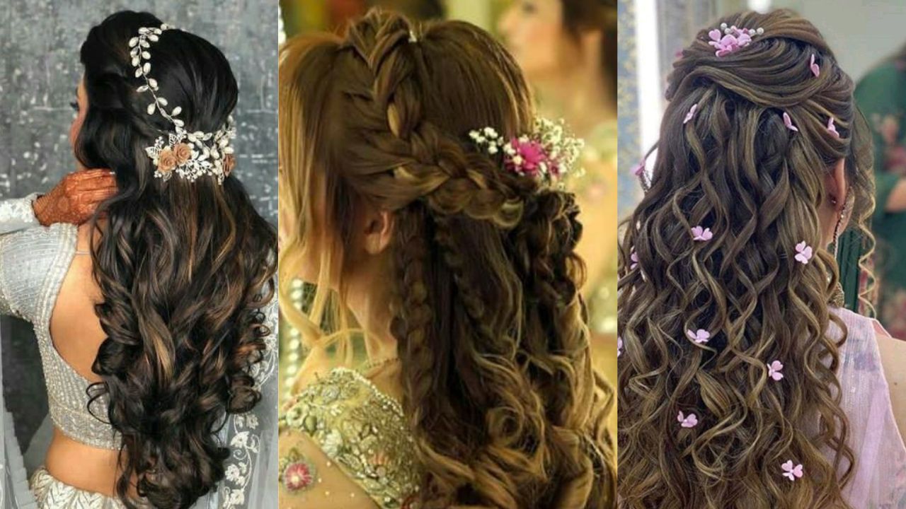 Sangeet Open Hairstyle Ideas For Bride And Bridesmaids  K4 Fashion