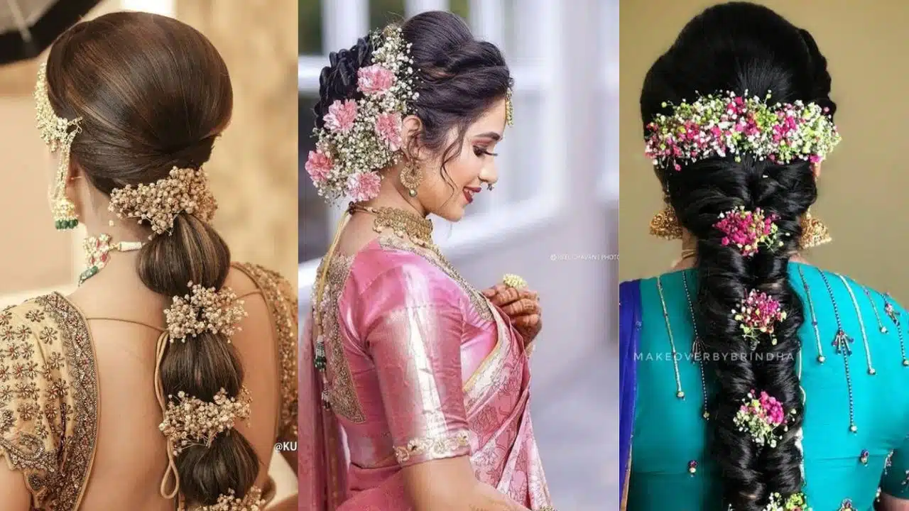 1 Top Indian Saree Hairstyle For Long Hair - Fastnewsfeed-gemektower.com.vn
