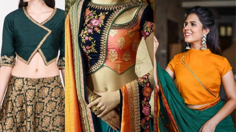 21+ Latest Asymmetric Blouse Designs 2023