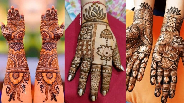 Latest Floral Mehndi Designs