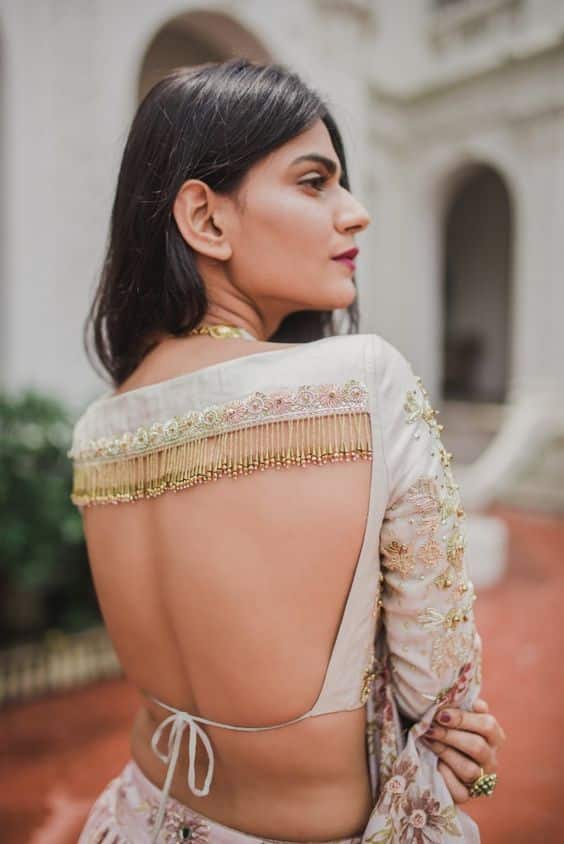 Latest Backless Blouse Designs 2023