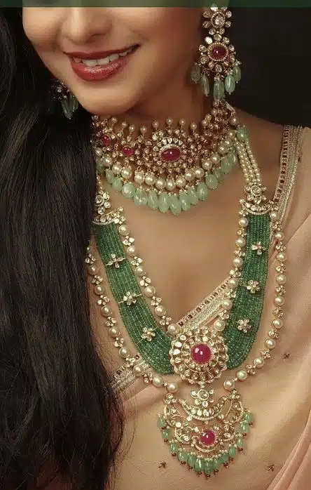 50+ Latest Emerald Mala With Pendant