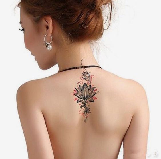 30+ Trendy Back Neck Tattoo Designs For Women