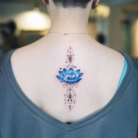 35 Most Attractive Ideas about Back Neck Tattoos for Women  Hobby Lesson