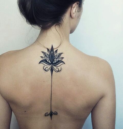 30+ Trendy Back Neck Tattoo Designs For Women