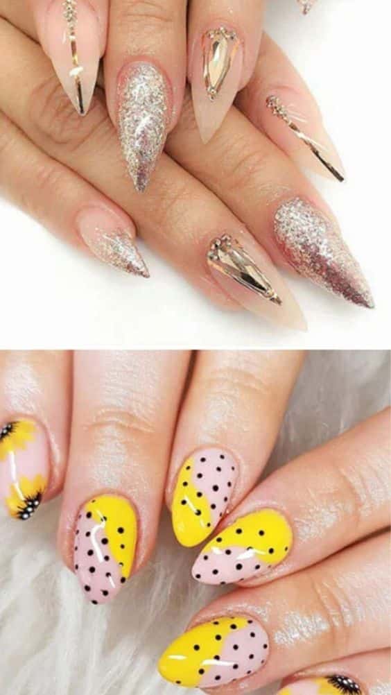 Try These Mountain Peak Nails In 2023