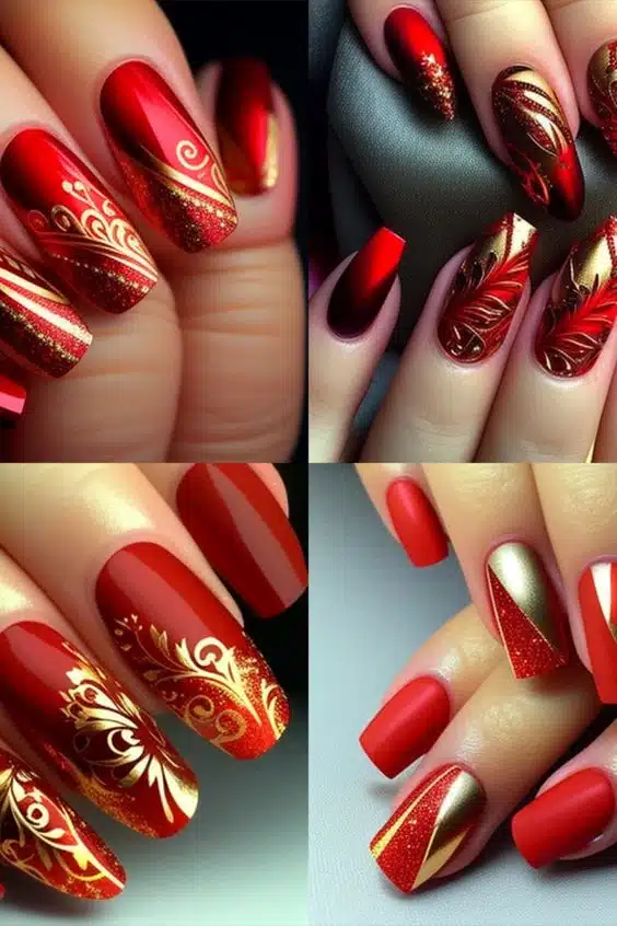 33+ Trendy Red Nail Designs You Must Try in 2024