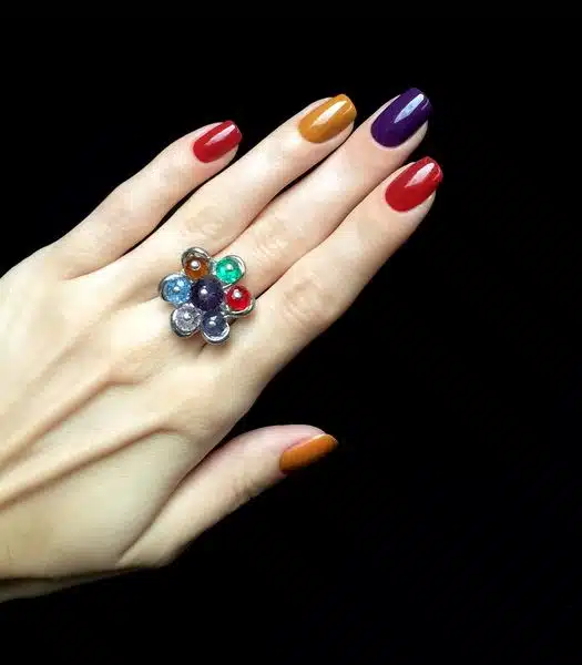 Try These Stunning Multi Color Nail Ideas 2024