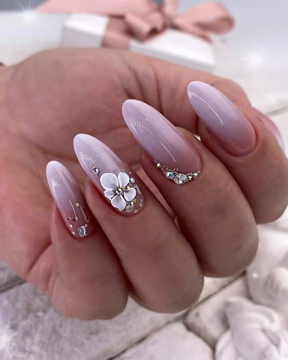 30+ Bridal Nail Ideas You Must Try In Your Weddings