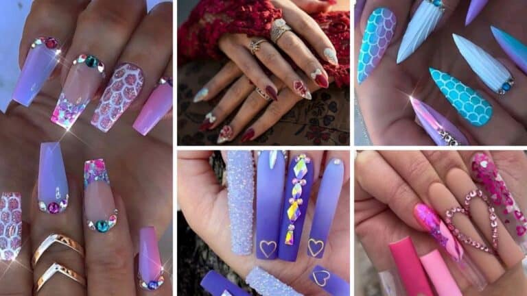 30+ Bridal Nail Ideas You Must Try In Your Weddings