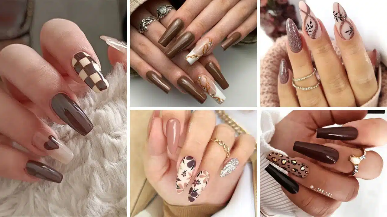 Whether you have any type of nail, be it long almond nails or short acrylic nails, brown manicures are a stylish and versatile option that can complement any length and shape of your nails.
