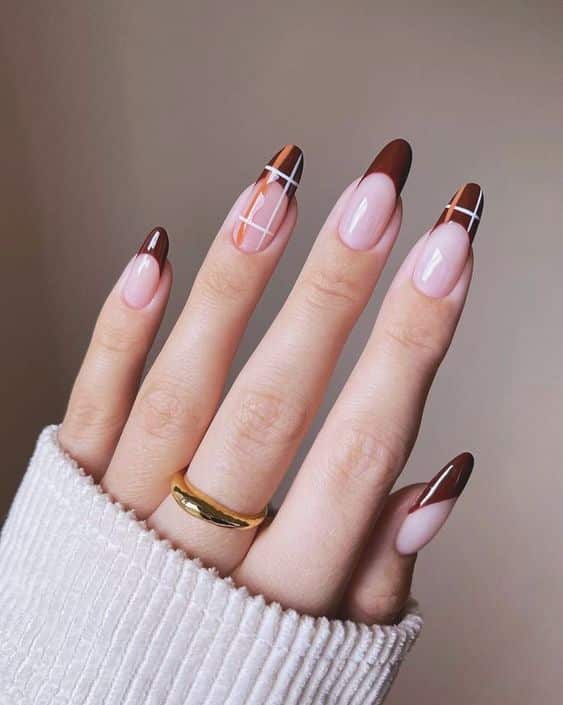 25+ Latest Brown Nail Designs For Spring