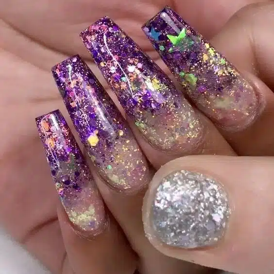 50+ Awesome Glitter Nail Designs 2023