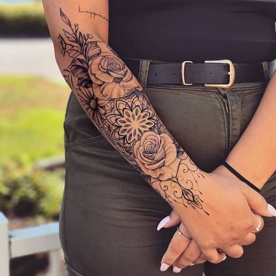 Perfect Flower Forearm Tattoo Ideas for Women  Tattoo Glee