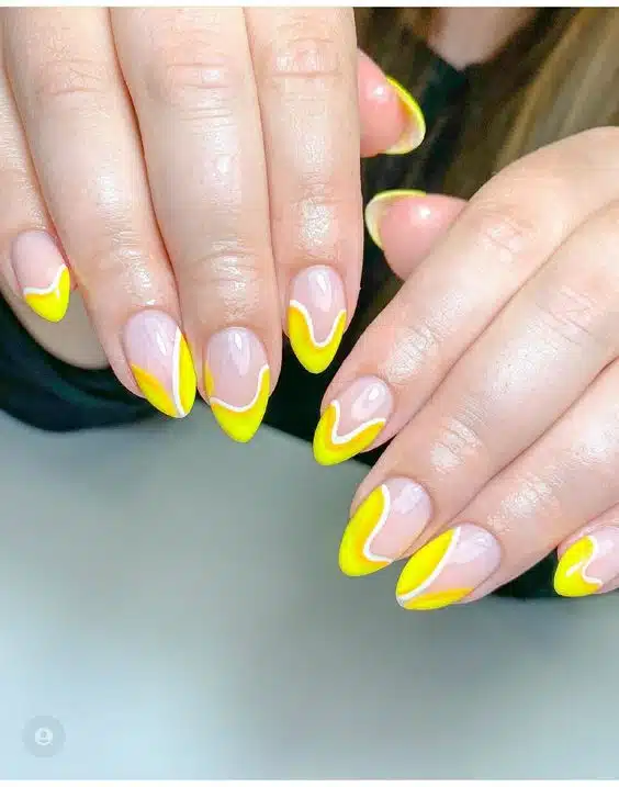 34+ Yellow Nail Designs For This Spring