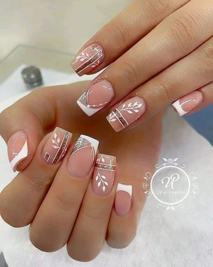 60+ Trendy Snowflake Nail Designs To Feel Cool Cool