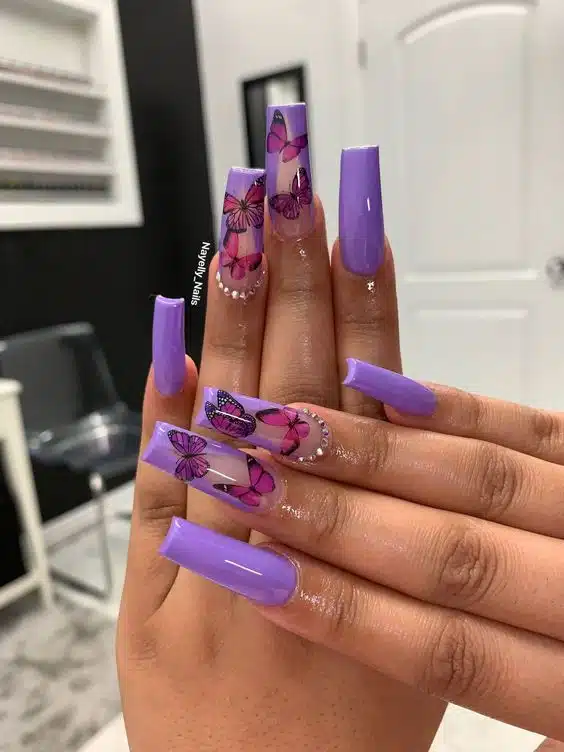 20+ Gorgeous Purple Nail Designs 2023