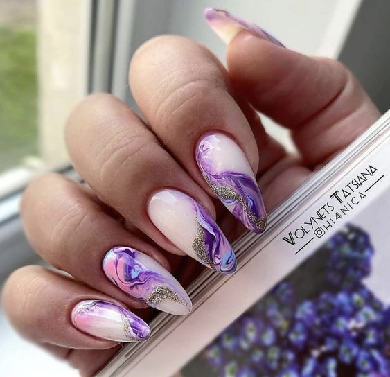 21+ Light Purple Nail Designs 2023