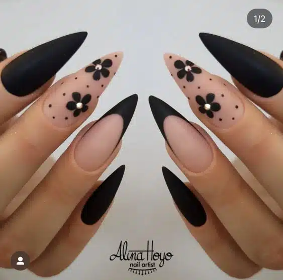 41+ Cute Pointy Nail Designs You Must Try In 2023