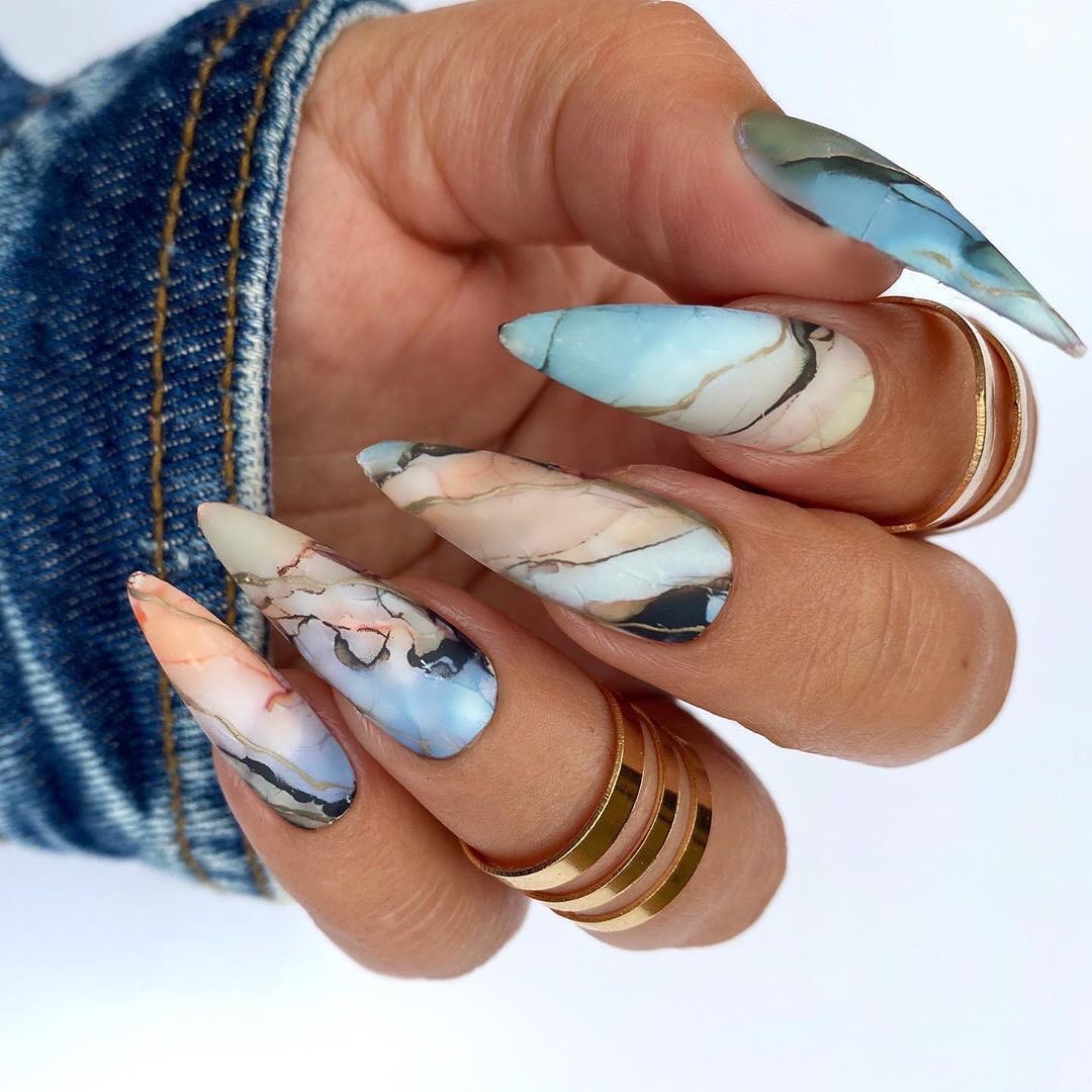 24+ Simple Acrylic Nail Designs 2023 For Every Season