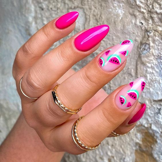 66+ Stunning Simple Pink Nail Designs 2023