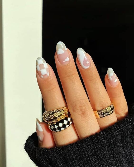 60+ Stylish White Nail Designs 2023