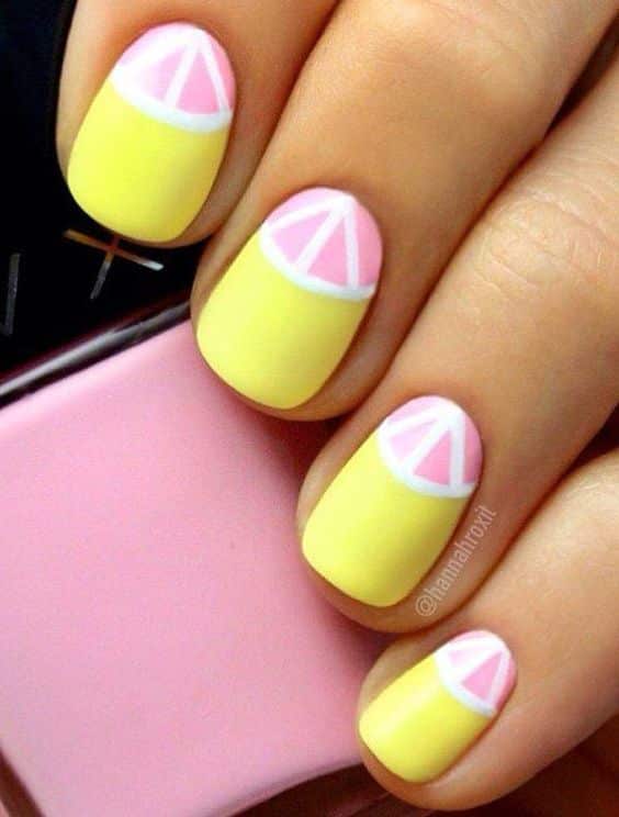 24+ Cutest Half Moon Nail Design 2023