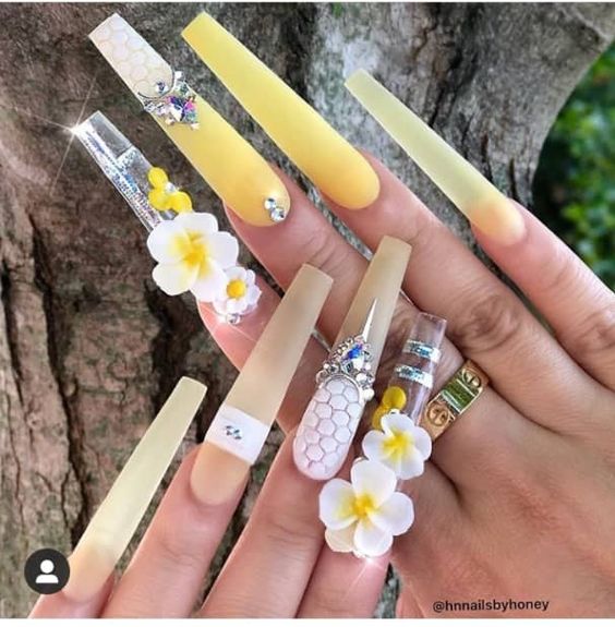 50+ Colorful Long Nail Designs 2023