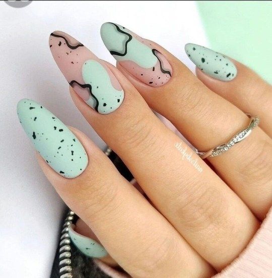 42+ Mint Green Nail Designs To Refresh Your Day