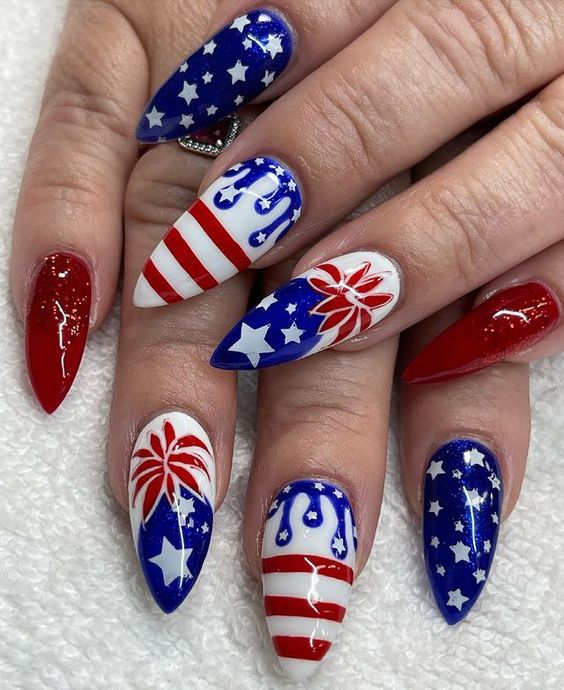 50+ Fourth Of July Nail Designs 2023