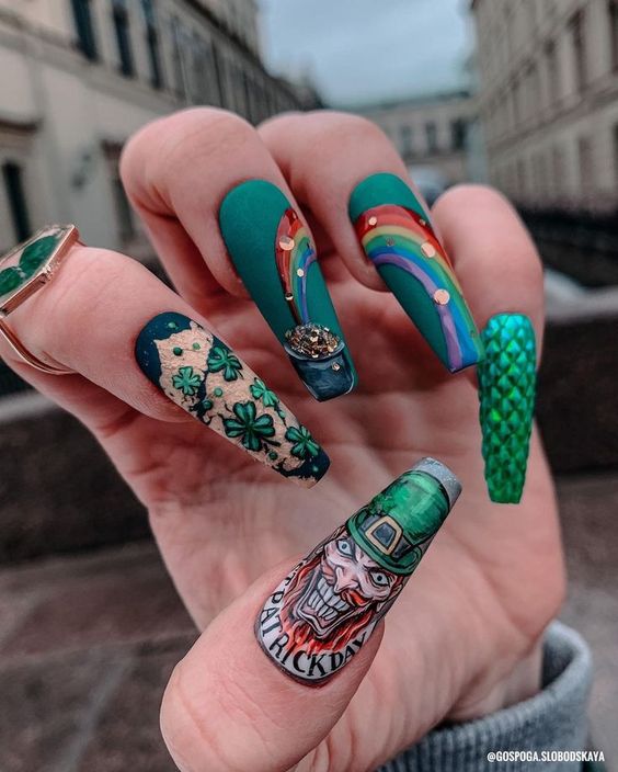 39+ Gorgeous Green Nail Designs 2023