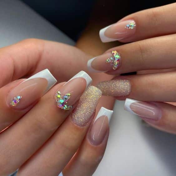 24+ Diamond Nail Designs For Glamorous Manicure