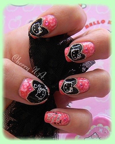 40+ Superb Hello Kitty Nail Design 2023