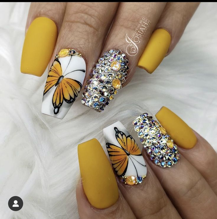 66+ Fabulous Yellow Nails Design 2023