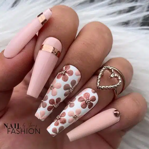 50 Colorful Long Nail Designs 2024