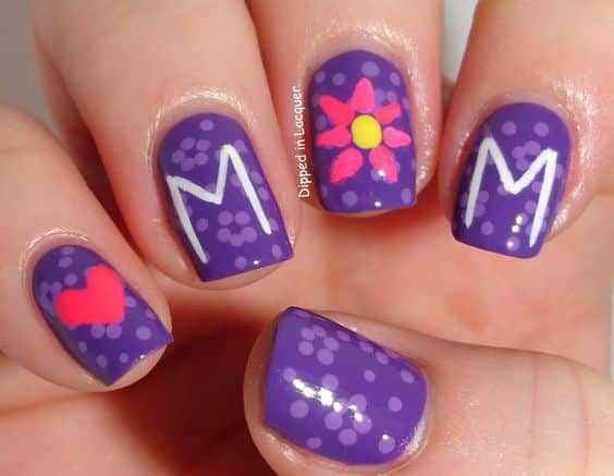 60+ Amazing Mother Day Nail Design 2023