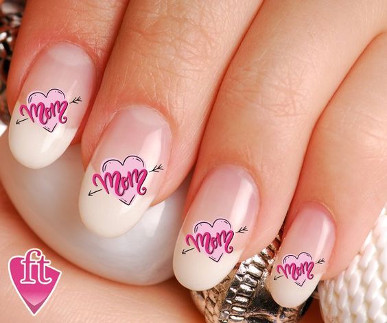 60+ Amazing Mother Day Nail Design 2023