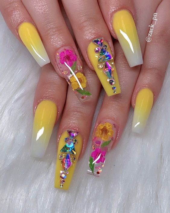 50+ Colorful Long Nail Designs 2023