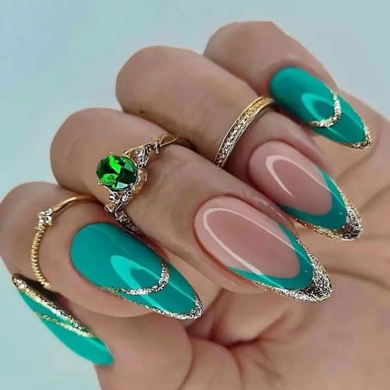 24+ Turquoise Nail Designs For A fresh Look