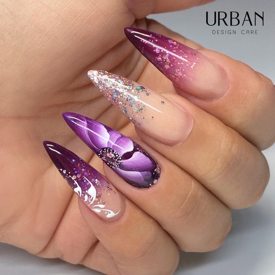 21+ Light Purple Nail Designs 2023