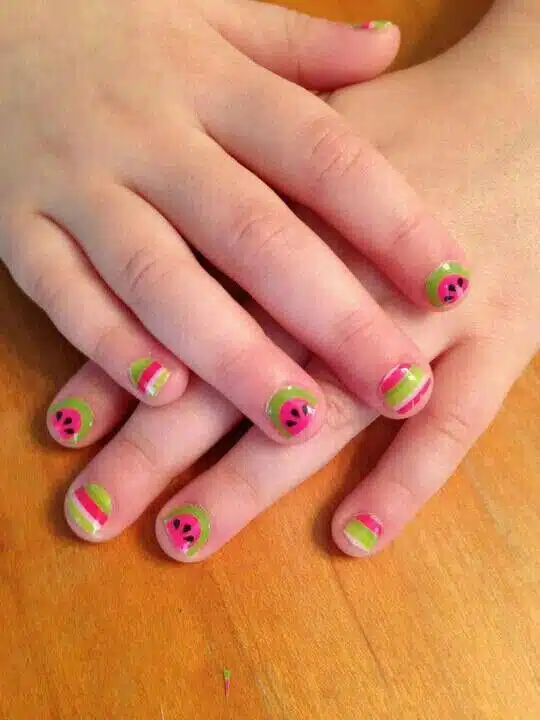 15+ Cute Little Girl Nail Designs 2024